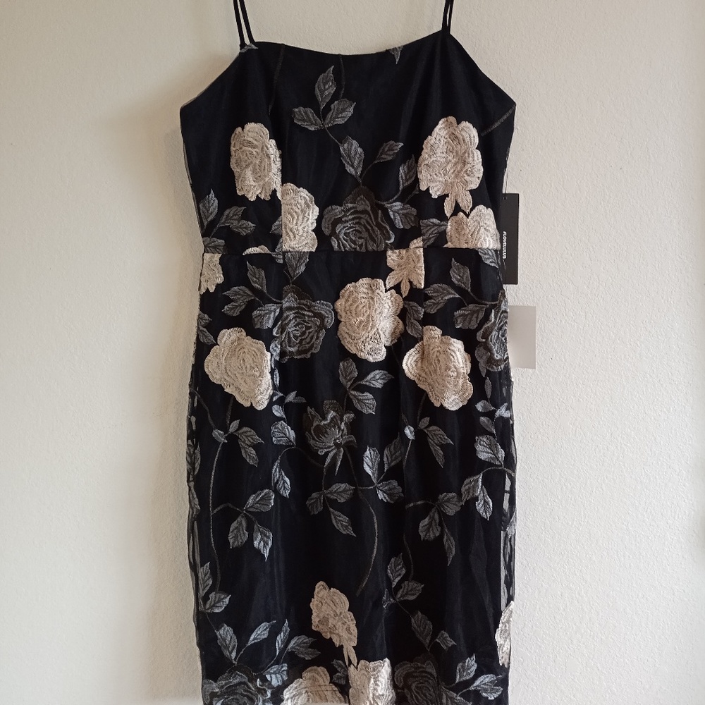 COPY - Lulu's Elston Floral Embroidered Bodycon Dress